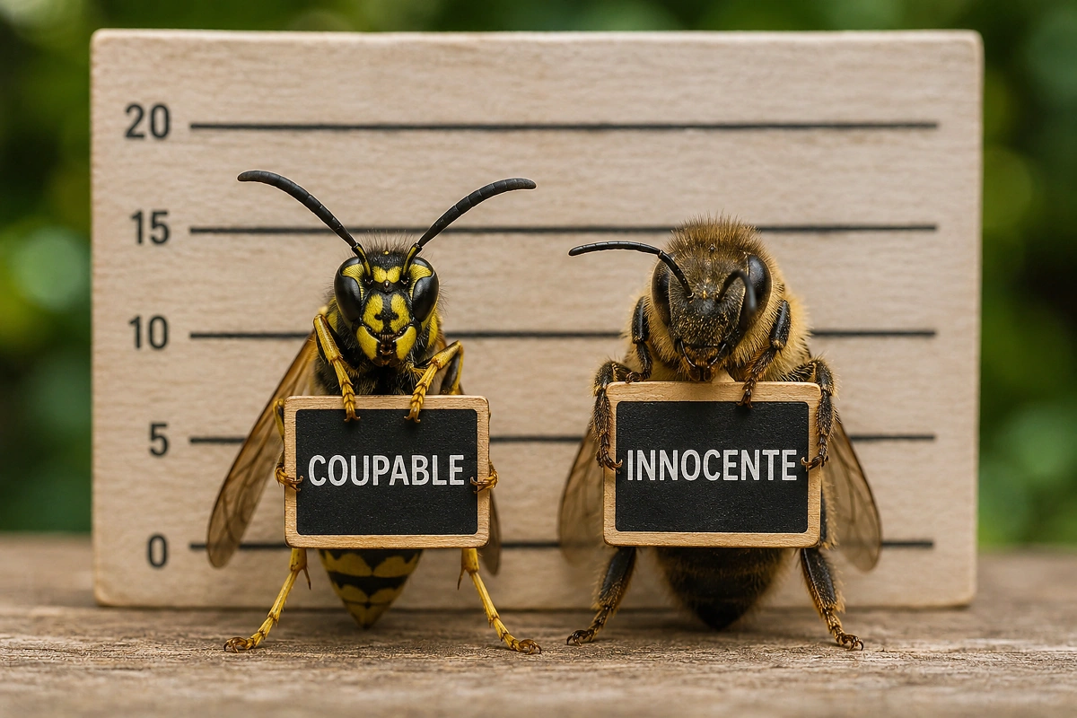 Guêpe ou abeille : comment les reconnaître